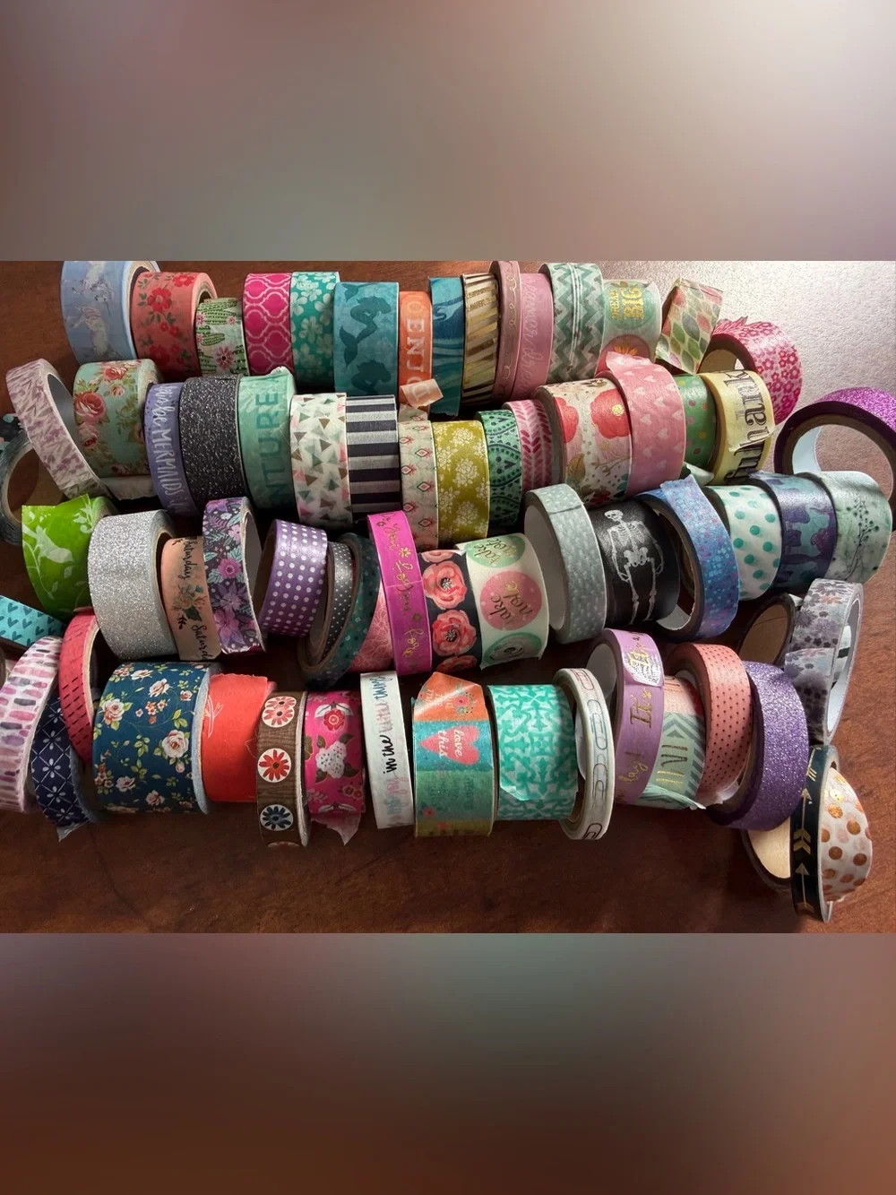 Decorative Washi Tape Assortment - Multicolor  lot with plastic bag